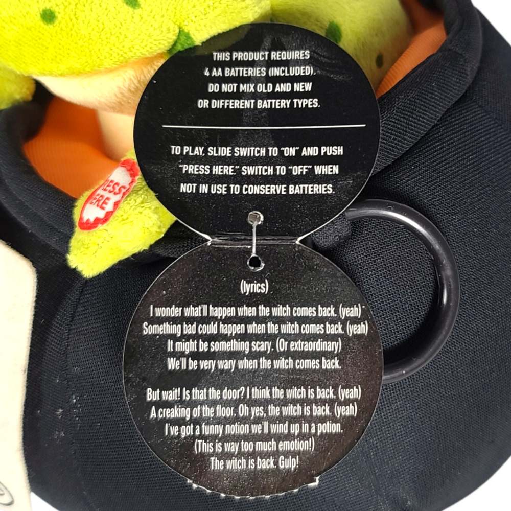 Hallmark Halloween Tremblin Toads Cauldron Singing Frogs Animatronic Works - Picture 5 of 9